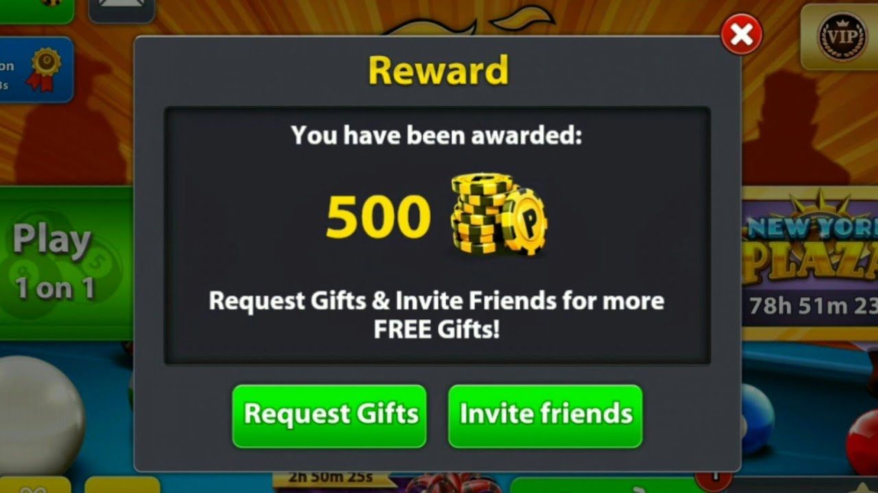 8 ball pool free coins and gifts